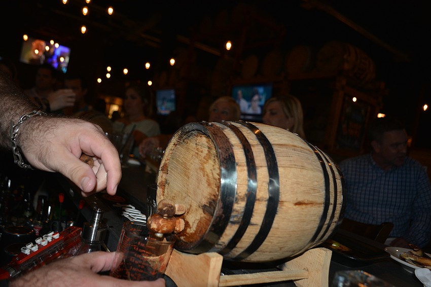 The Tiki Fashion cocktail is made with Siesta Key Rum right out of the barrel.