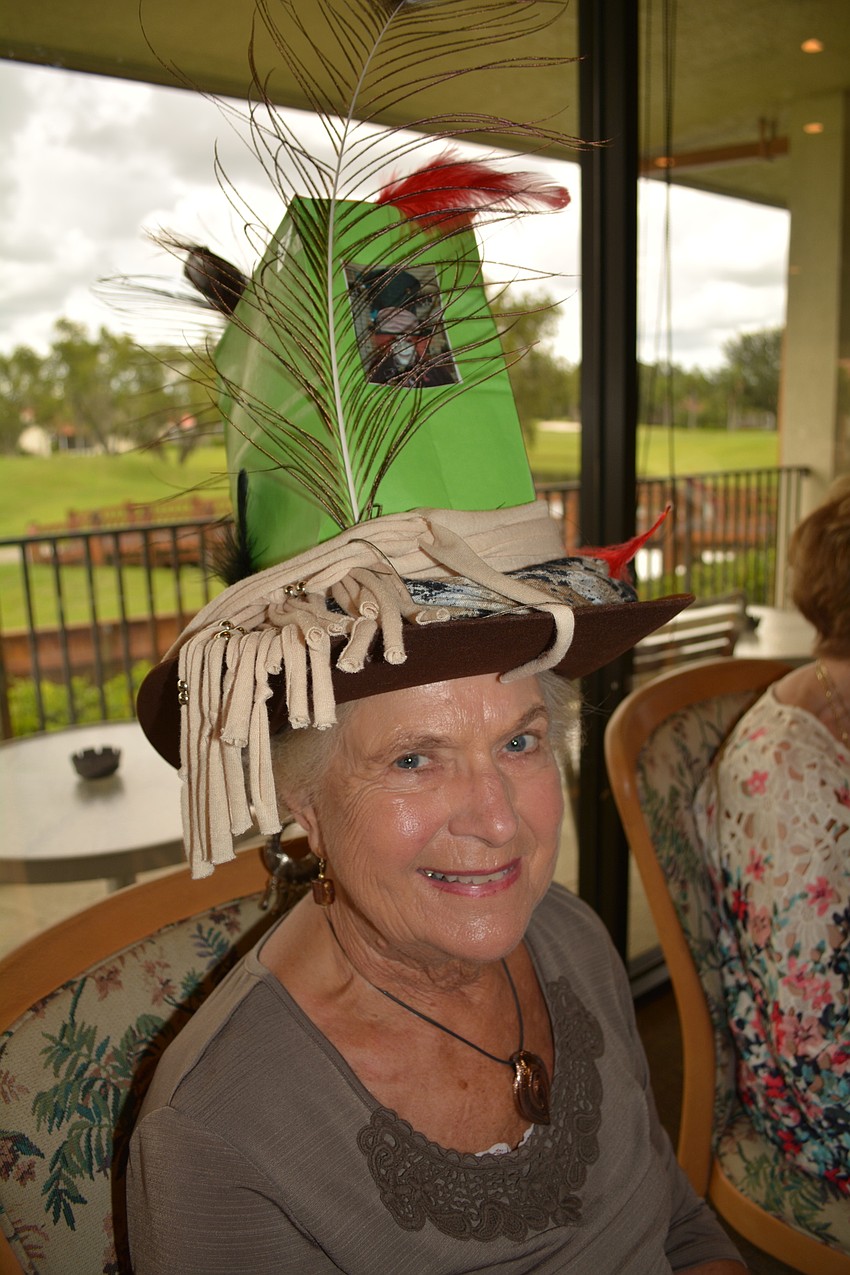 Janyce Bedessem converted a cowboy hat into a 