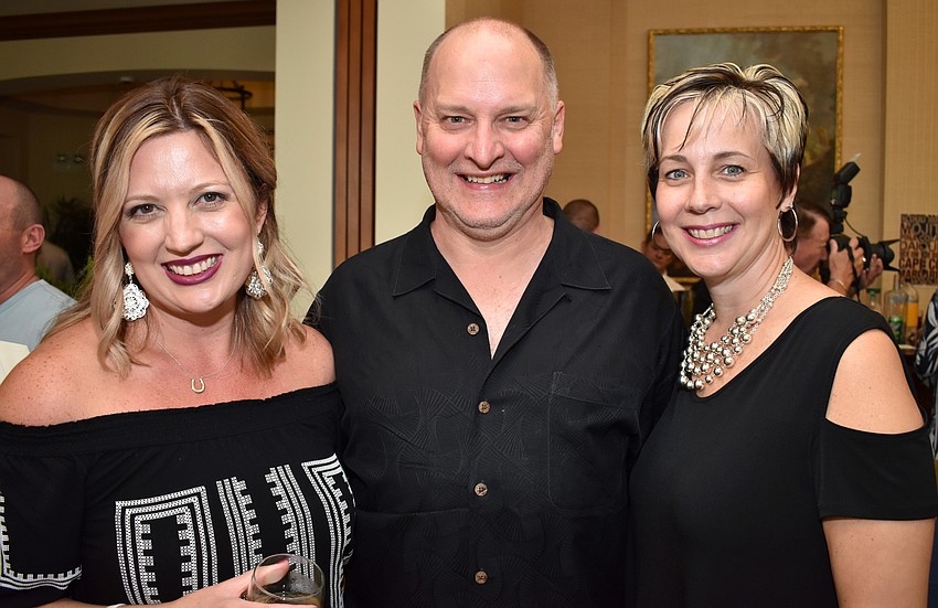 Kristin and Joel Oldham with Shawna Hicks-Cranston