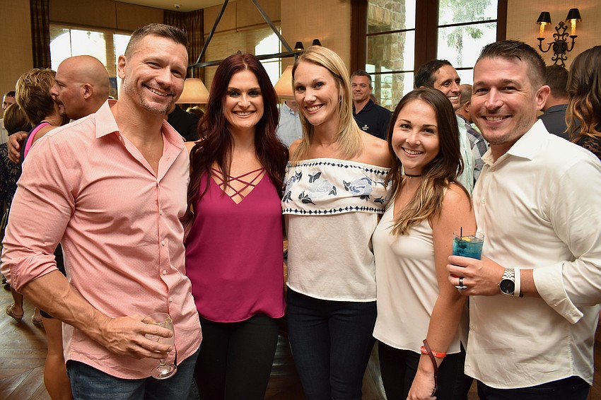 Mike Davis, Brittney Fielding, Lindsey Ryan, and Morgan and Blake Guthrie