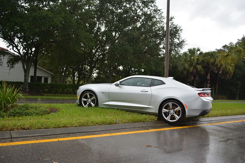 A Sheriff's Office deputy estimated more than 100 vehicles had to be towed after driving into standing water on Saturday night in East County. Photo by Jay Heater