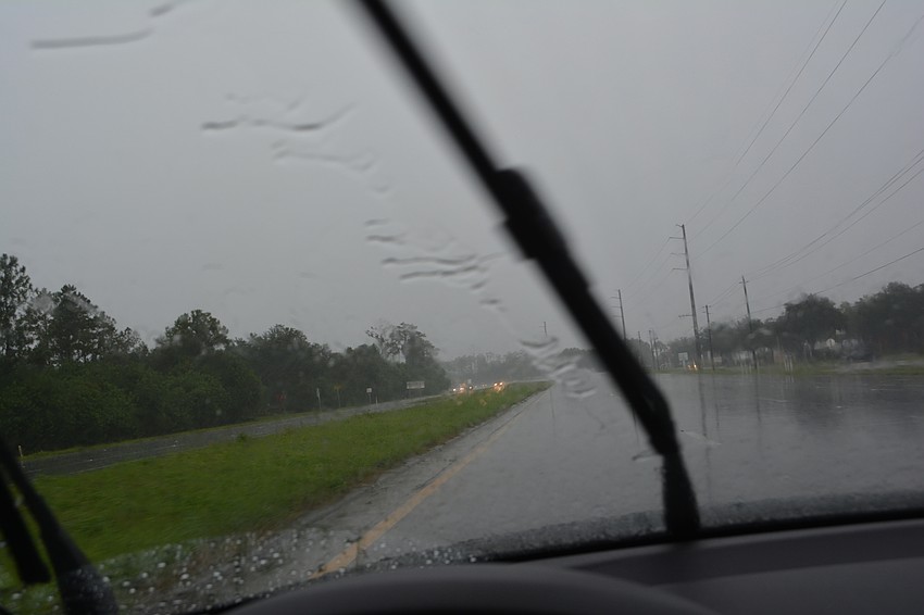 Drivers were asked to stay off the roads Sunday after more rain was in the forecast. Photo by Jay Heater