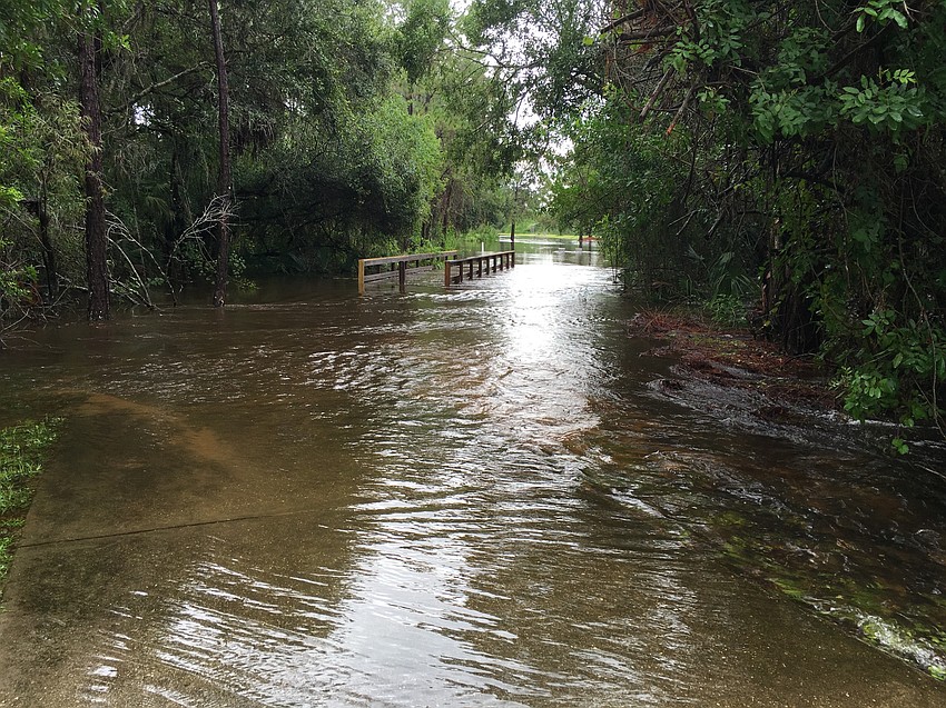 The Heron's Nest area of Summerfield was hit hard by flooding. Photo by Quinn T. Pratt.