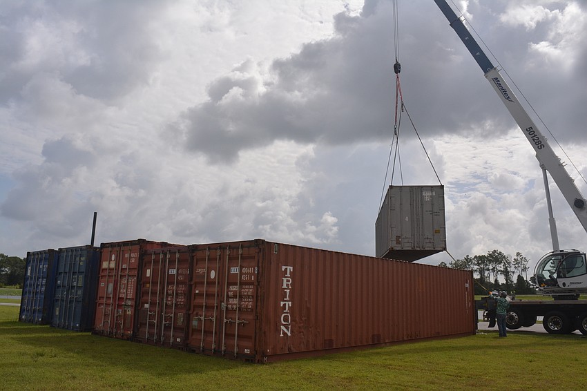 The shells in these crates, from Italy and Poland, will be used in the 2017 World Rowing Championships.