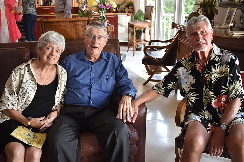 Faith Blais,  Reg Ware and Ed Krepela