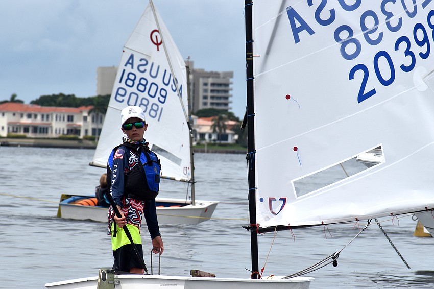 Sailing participants came from surrounding areas such as Venice and Clearwater.