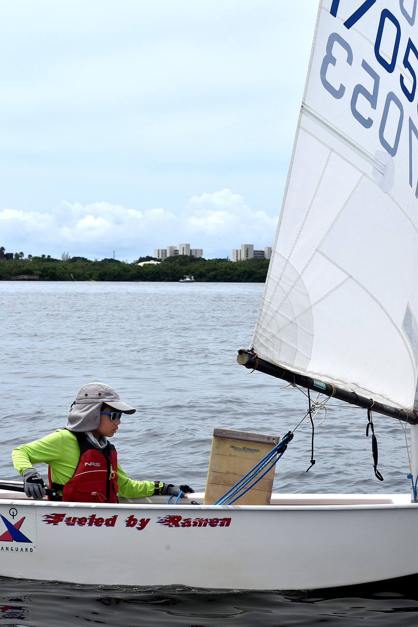 Sailing participants came from surrounding areas such as Venice and Clearwater.