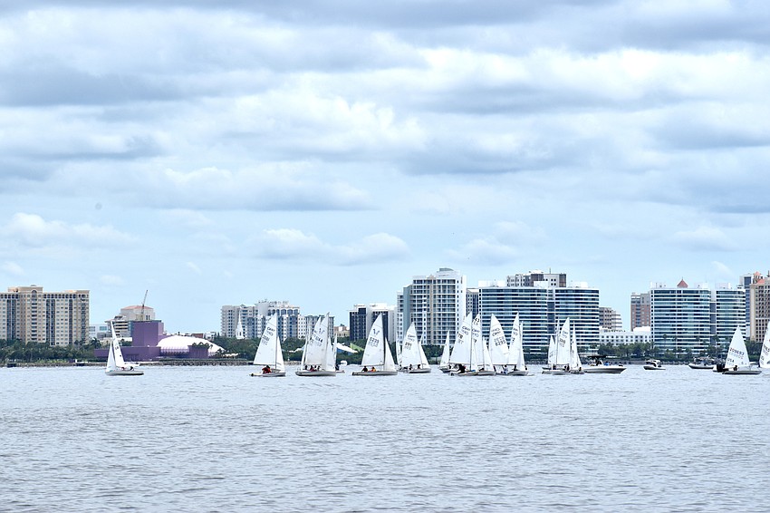 Sailing participants came from surrounding areas such as Venice and Clearwater.