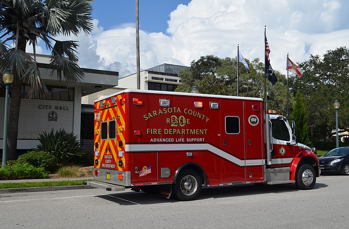 County emergency personnel transported Willie Shaw to the hospital after he suffered an apparent medical incident during a City Commission meeting.