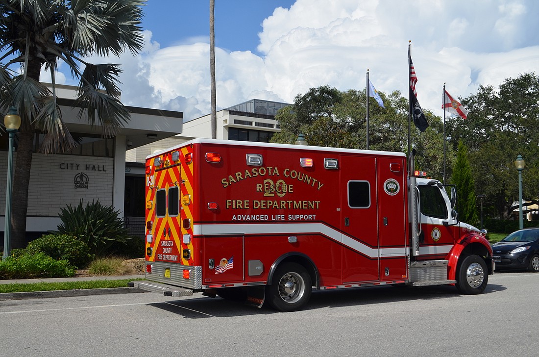 County emergency personnel transported Willie Shaw to the hospital after he suffered an apparent medical incident during a City Commission meeting.