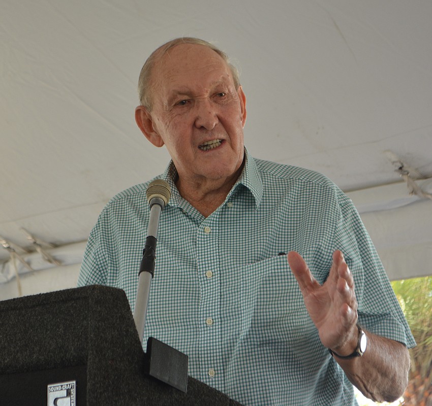 Former SMR CEO John Clark said he is impressed with the quality of work in extending Lorraine Road.