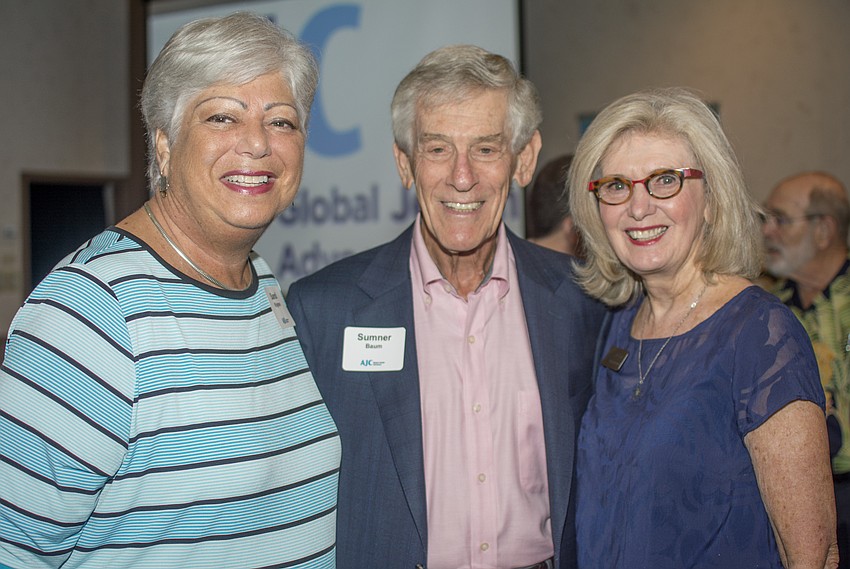 Sandi Kligman, Sumner Baum and AJC Regional President Anne Virag