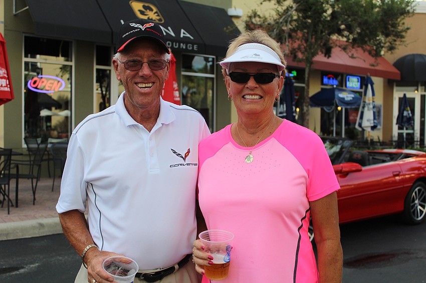 The Preserve at Tara's Tom and Betty South enjoy the show and a cold beverage.