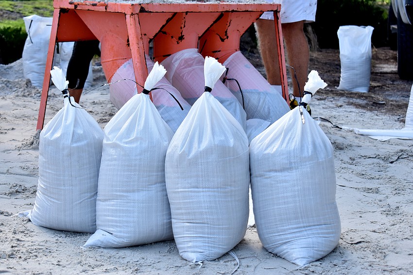 The town has some bags but residents should try and bring their own to the site.