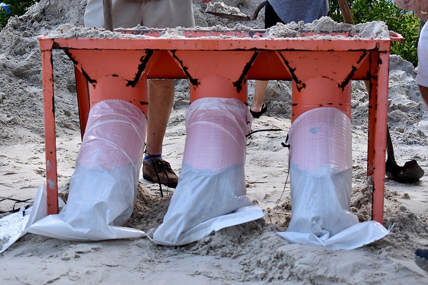 The town has some bags but residents should try and bring their own to the site.