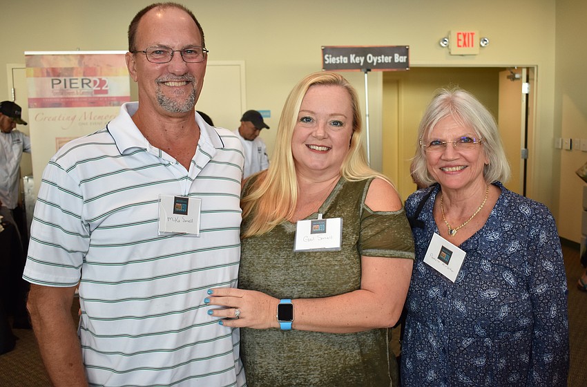 Mike and Gail Small with Pamela Kirscher