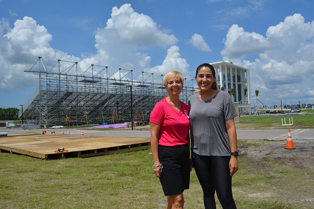 East County resident and Survivors in Sync dragon boat racer Pat Van Stedum and World Rowing Championship Manager of Programming and Special Events Stephanie Manzano are eager to put  international attention on breast cancer.