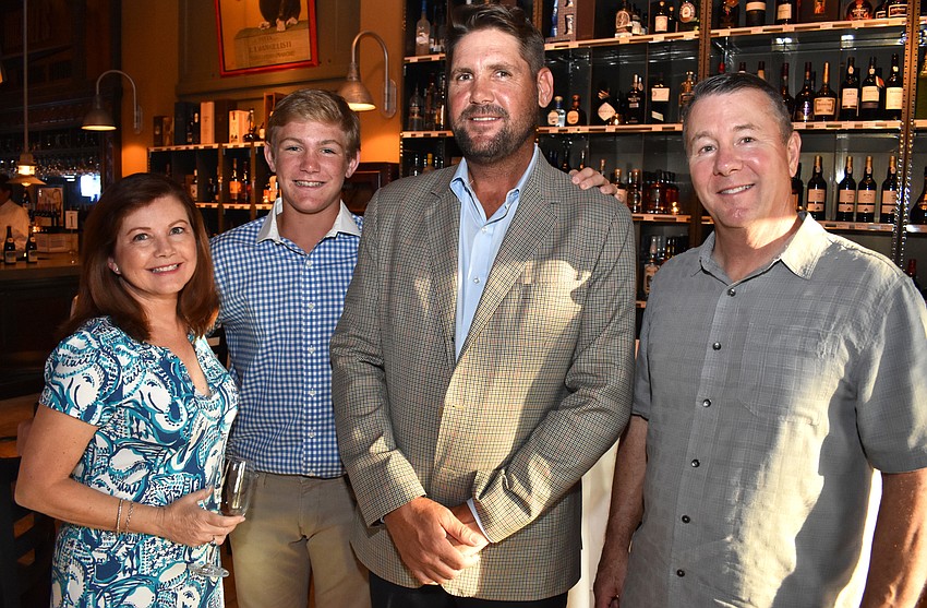 Melanie Hensey, Carter Hilton, Co-Owner of Admiral Travel International Ryan Hilton and Tim Hensey