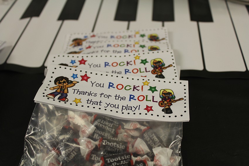 'Rockin' with Knowledge' was the theme this year at Braden River Elementary School's Dads Take Your child to school day.