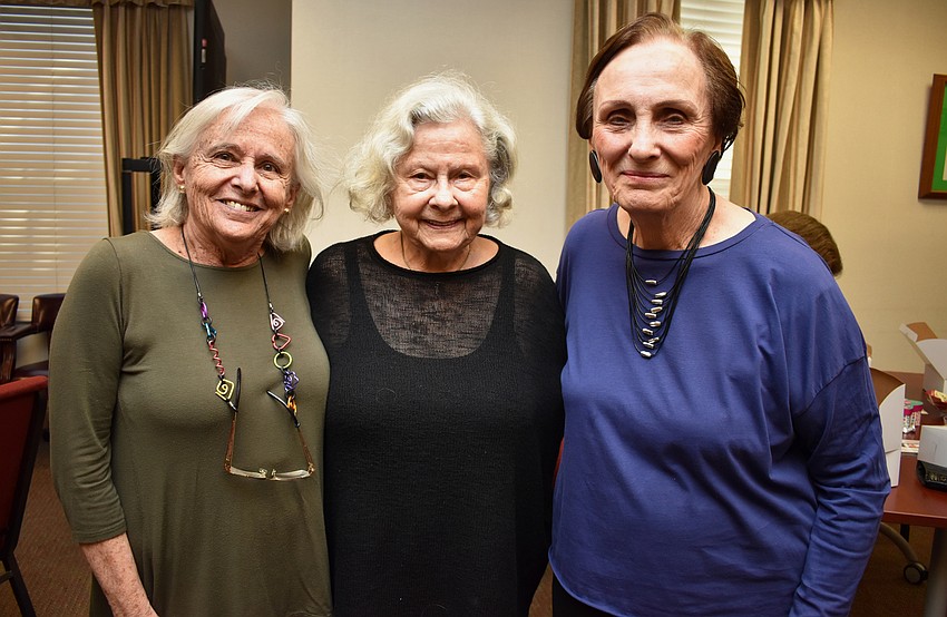 Elaine Sandler, Rita Sinaiko and Sally Yanowitz