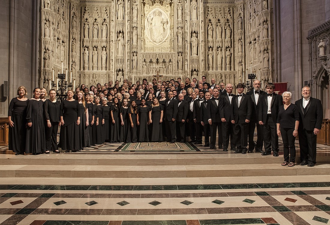  Key Chorale performs at the National Cathedral in Washington, D.C. Courtesy photo