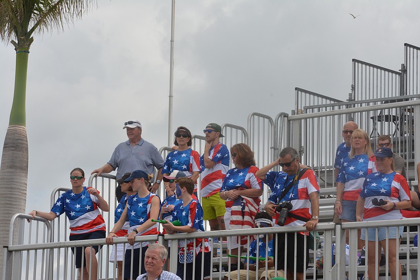 U.S. fans went all-out to cheer on their country.