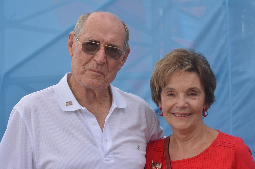 Lakewood Ranch's Marion Keisling and Carol Lafortune took in the day's action and had a great time, they said.