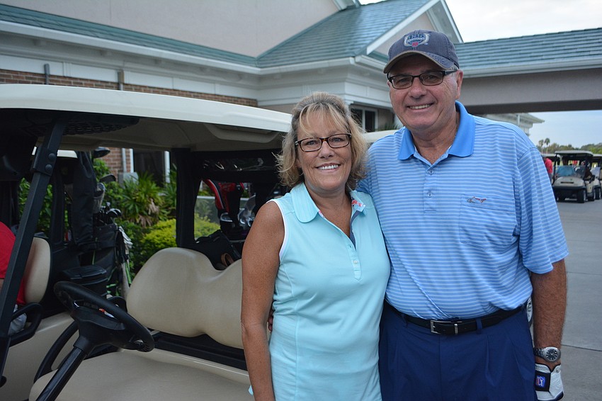 Tina and Tom Sweeney supported the Elks Golf Tournament.