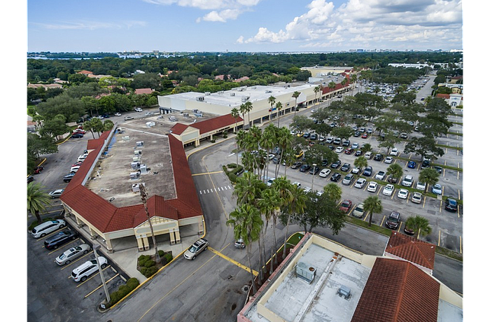 Benderson Development purchased the Landings Shopping Center in January. Photo courtesy Ten-X.