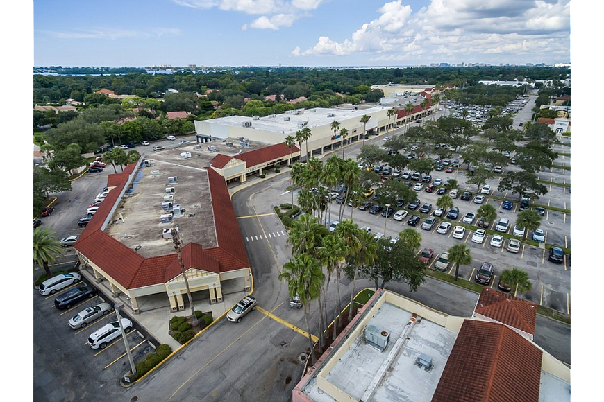 Benderson Development purchased the Landings Shopping Center in January. Photo courtesy Ten-X.