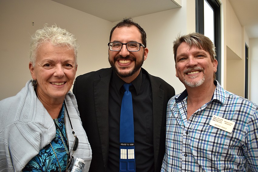 Carol Gilbert, Samus Haddab and Bruce Price