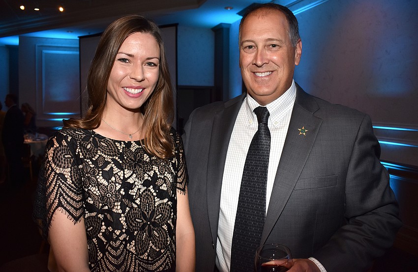 Kelly Dowd and Honoree Tom Knight