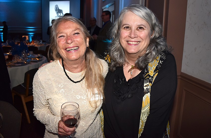Pattie Hanson and Amy Confer