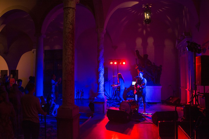 Brother Brother performs at the Ringling Museum during Ringling Underground.