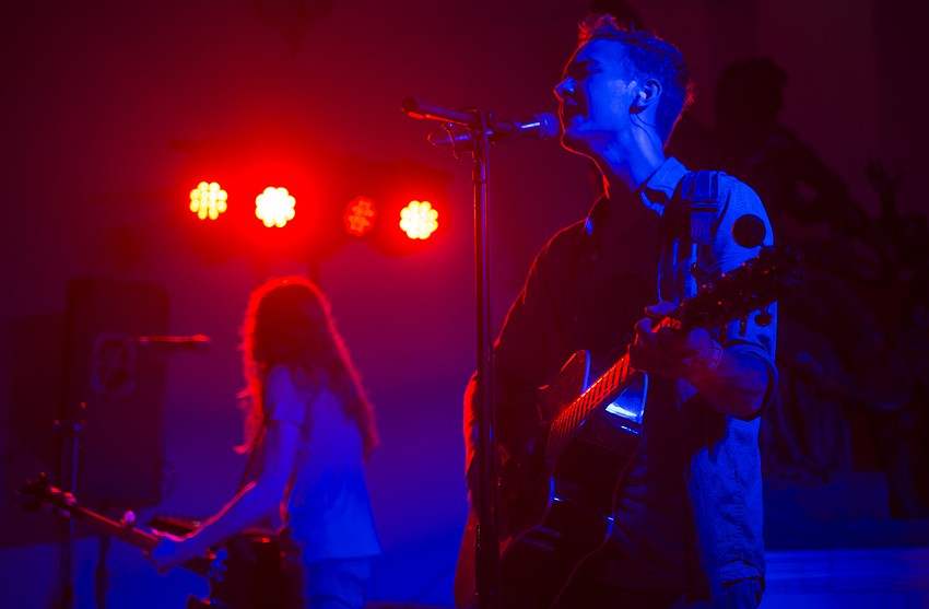 Brother Brother performs at the Ringling Museum during Ringling Underground.