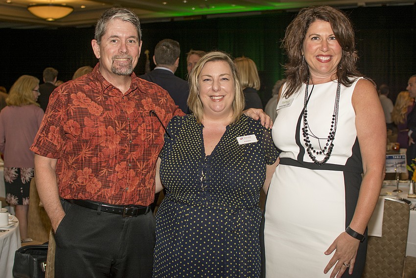 Chris Wille, Jill McGarry and Denise Pope