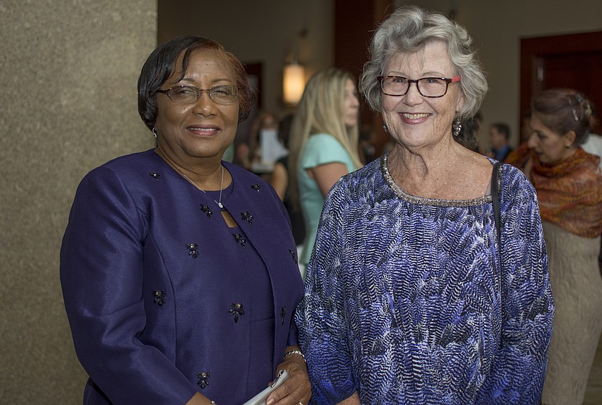 Evelyn White and Pat Coville