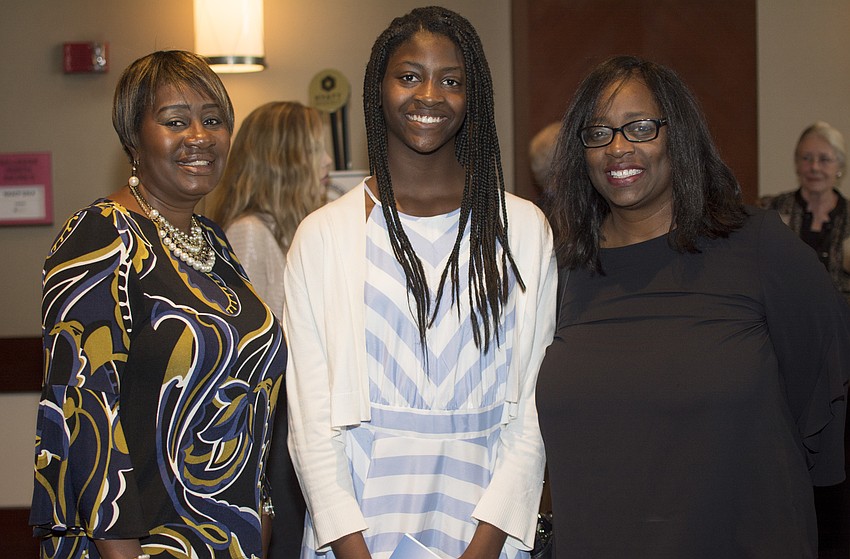 Letha Clark-Dennis, Jaida Cunningham and Thera Paulk