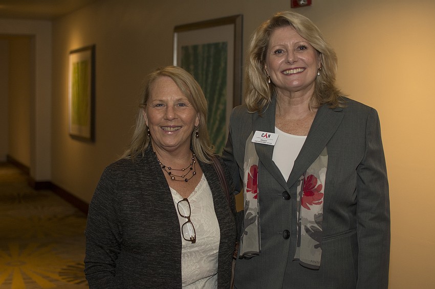 Shirley Menzies and Peggy Calhoun