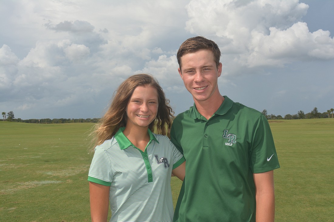 Ashleigh and Drew Angelo have the Mustangs golf teams rolling.