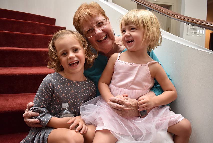 Anne Agee and her granddaughters Anna and Emily Agee