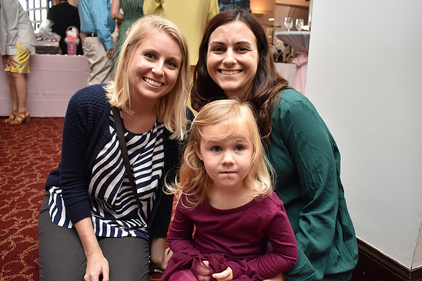 Kaylin Humerickhouse with Claire and Rebekah Bragg