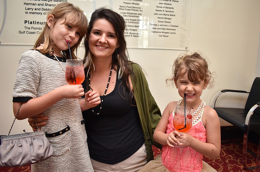 Celeste, Chelsea and Rosa Mave Clarkson