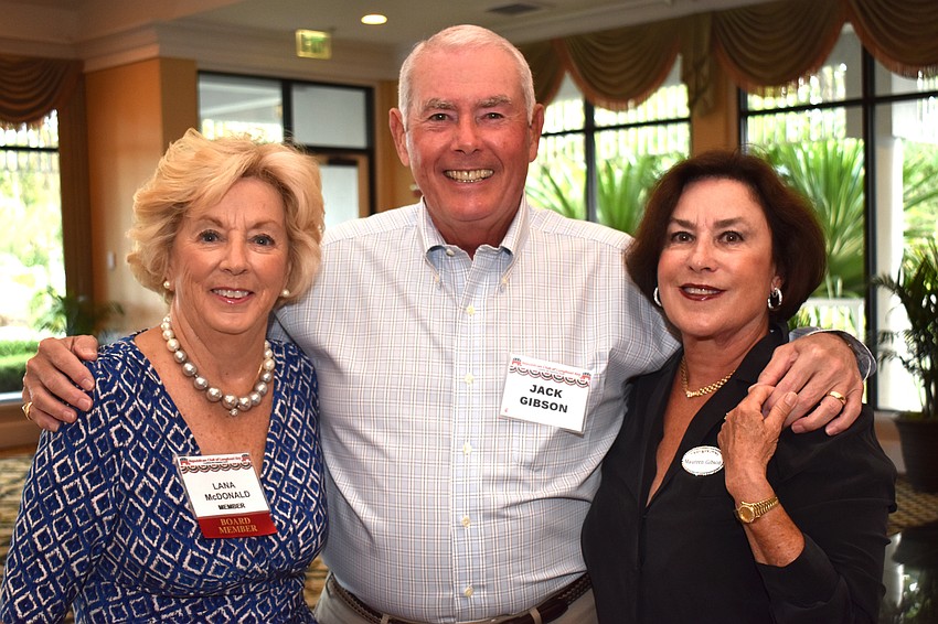 Lana McDonald and Jack and Maureen Gibson