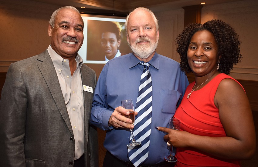 Visible Men Academy Co-Founder Louis Parker with Bob and Tomeika Koski