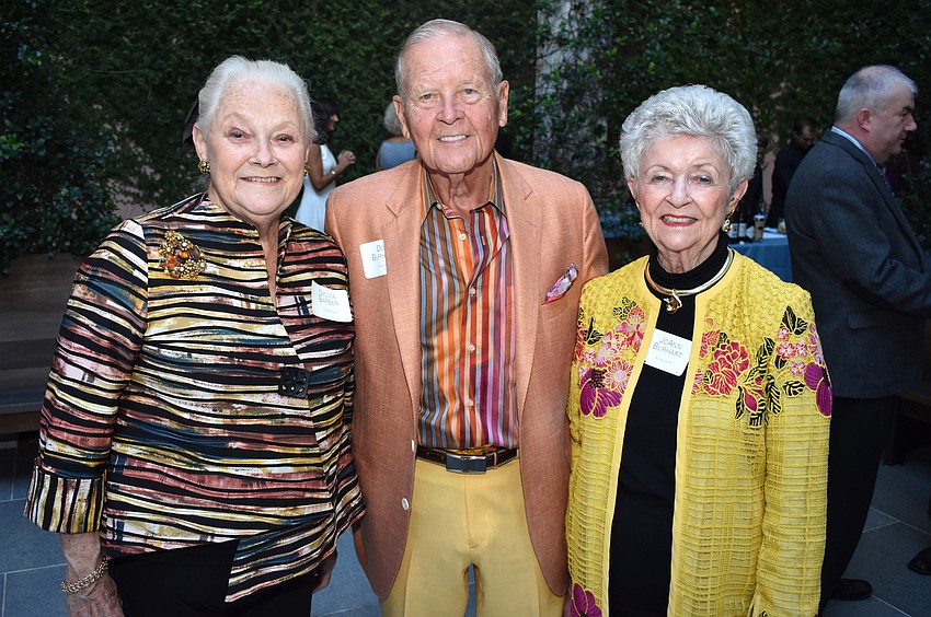 Sylvia Barber with Don and JoAnn Burhart