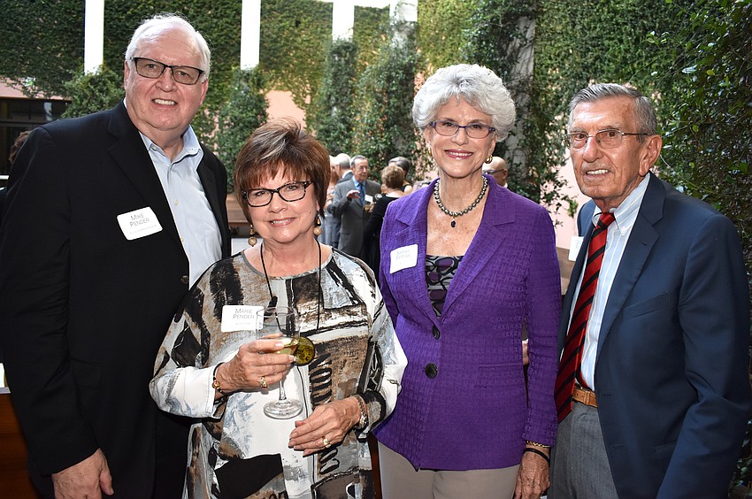 Mike and Marie Pender with Sarah and George Pappas