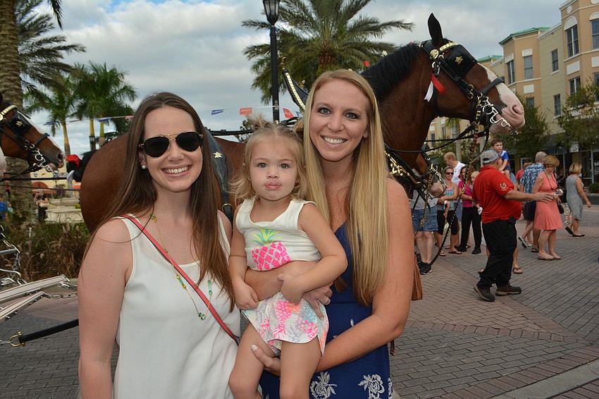 Alyssa Brown, Adeline Kushto and Jessica Kushto came because Adeline 