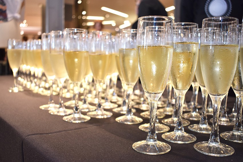 Guests sipped champagne at Key to the Cure on Oct. 12 at Saks Fifth Avenue.
