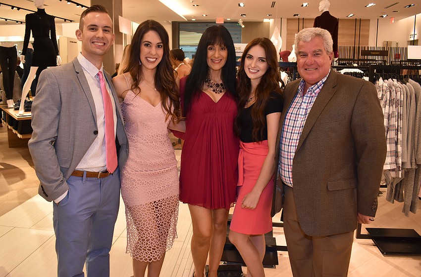 Kevin, Ashley and Jeannette Leon with Rina Kay and Hugh Shields